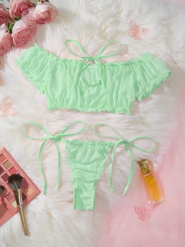 Image of Lilosy Sexy Lingerie Set 2 Piece Women Bra and Panty