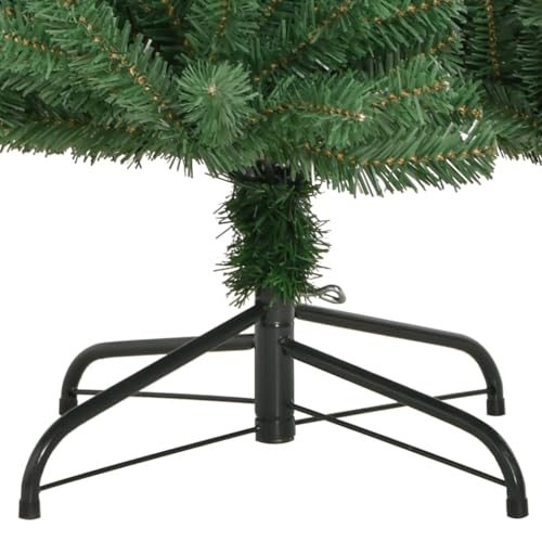 Árbol de Navidad artificial verde para decorar salones pequeños y escaparates 4