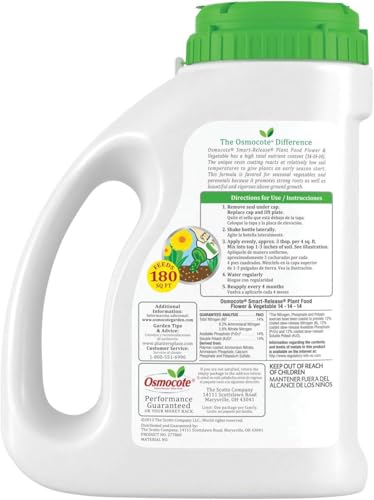 Osmocote 4 Meses Fertilizante 14-14-14 Granulado 4.5 lb Pack 5 miniatura 3
