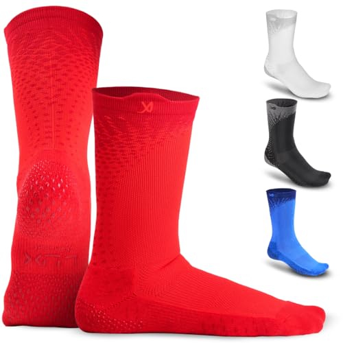 Lux V2 Chaussettes de football antidérapantes pour homme/garçon/jeune avec technologie GripArray™