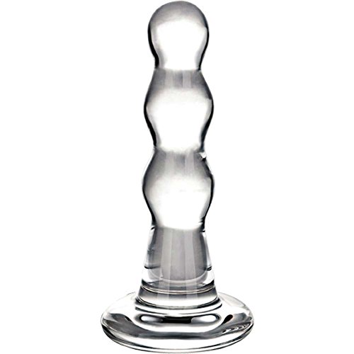 Plug anal triple play en verre transparent, l'art subtil d'explorer vos désirs cachés