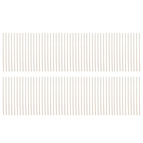 Tyenaza 100Pcs Reed Diffuser Sticks, 7.1 Inch Diffuser Sticks Rattan Wood Reed Diffuser Sticks, Essential Oil Diffuser Sticks Refill Replacement for Home