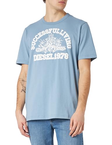 Diesel T-JUSTIL-N1 Maglietta RTW DSL Men, Color Faded Denim, Talla XS