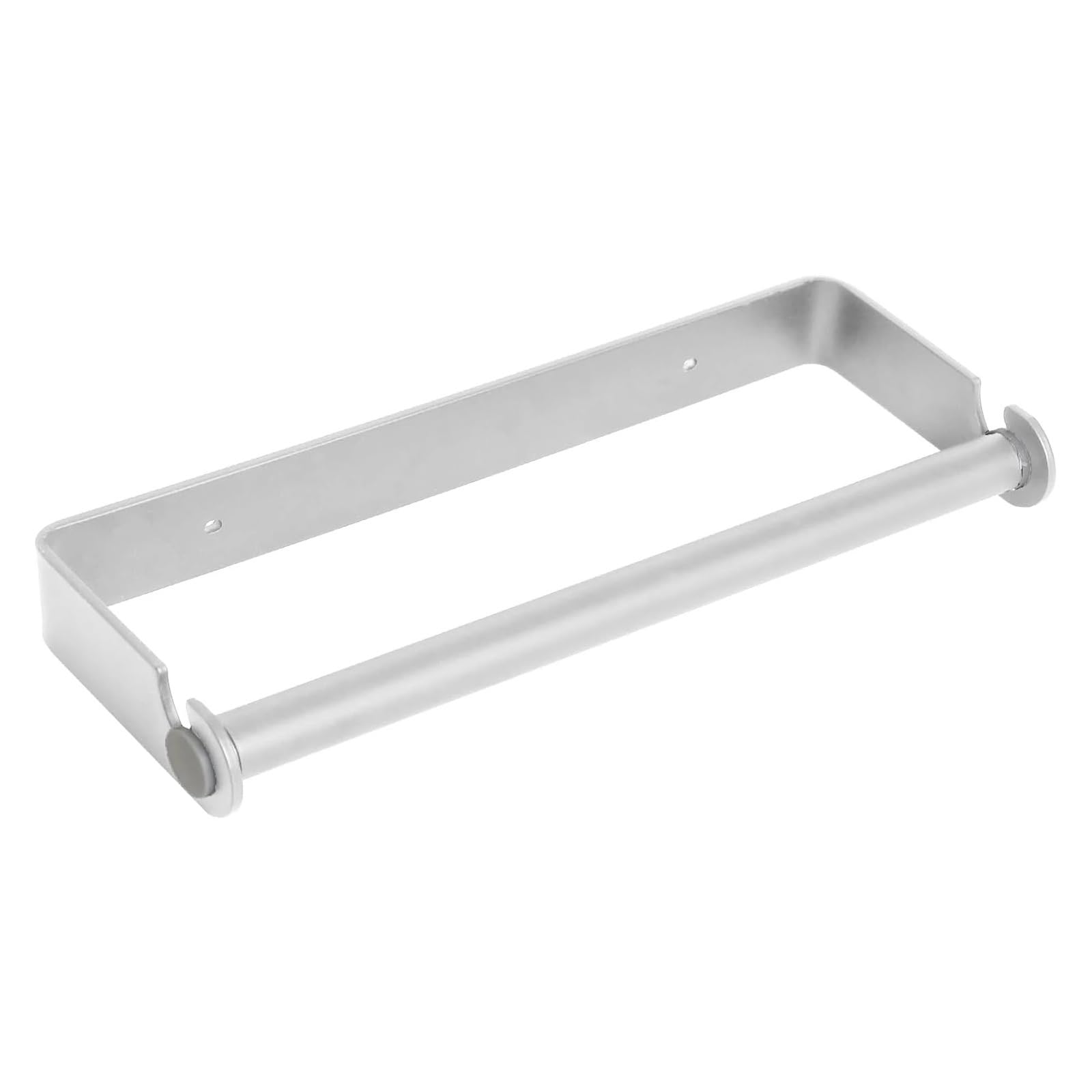 Paper Towel Holder Plastic Wrap Storage Wall Mounted(32cm-Silver)
