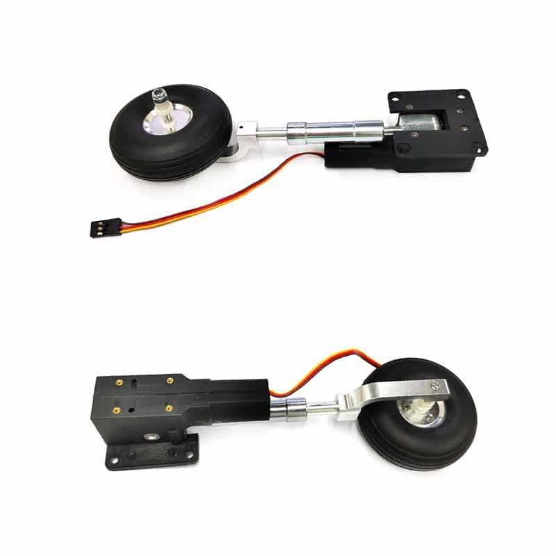 RC Electric Retract with Wheel Set Servoless for RC Plane 120 Class Flight Weight: 4-6kg 1Pair