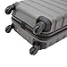 Travelers Club Harper Luggage, Charcoal, 22-Inch Carry-On