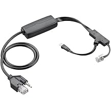 Plantronics - Electronic Hook Switch Cable APP-51 Poly - Remote Desk Phone Call Control - Works with Poly Desk Phones