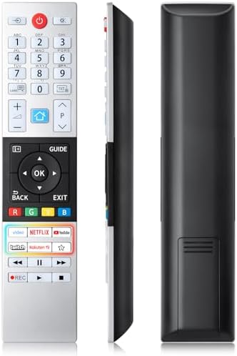 für Toshiba Fernbedienung, für Fernseher Remote CT-8543 CT‑8567 CT‑8561 | 6 Schnelltasten, Universalfernbedienung für Toshiba CT‑8528 CT‑90430,1 Jährige Garantie, (Ohne Sprachfunkt