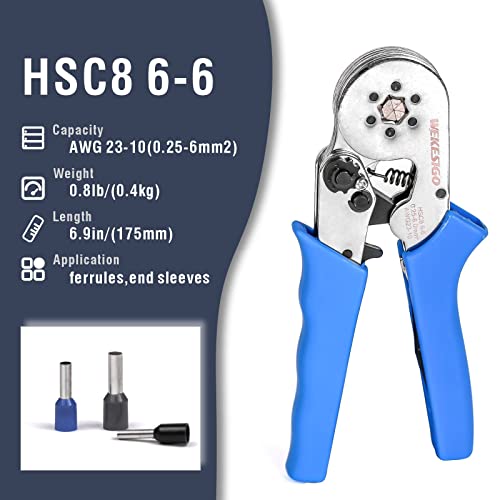 Outil à sertir hexagonal pour terminal isolé AWG23-10 - 3