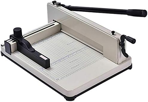 PNPGlobal Paper Cutter Guillotine Trimmer Cutting Machine Heavy Duty 400 Sheets 12 Inch A4