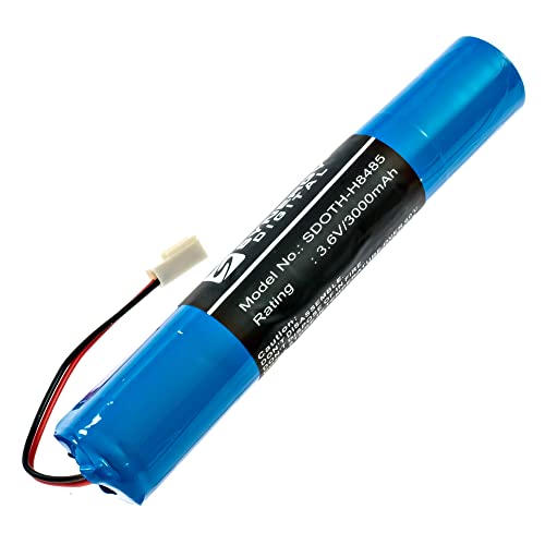 Synergy Digital Equipment Battery, Compatible with Inficon D-TEK Select Refrigerant Leak Equipment, (Ni-MH, 3.6V, 3000mAh), Compatible with Inficon 712-700-G1Battery