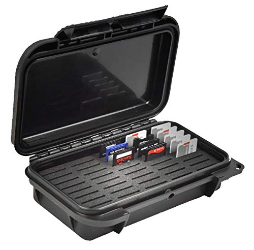 Elephant® Waterproof Dust-Proof Professional High Capacity 40 Sd Sdxc Sdhc Memory Card Protective Case Elsd-40Bb Black #TOP23