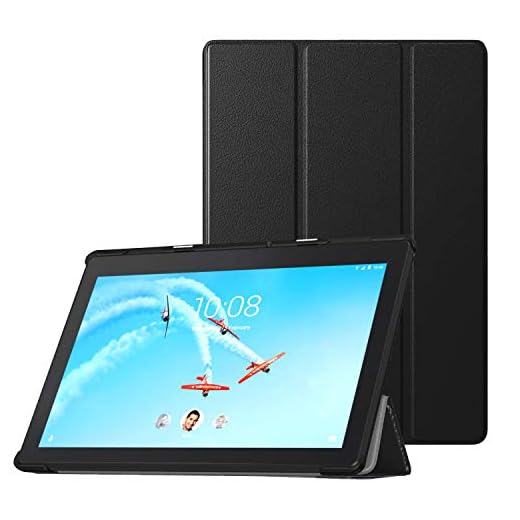 TiMOVO Lenovo Tab E10 Funda, Funda Ultra Fina y Liviana para la Tableta Lenovo Tab E10 10.1" 2019 - Negro