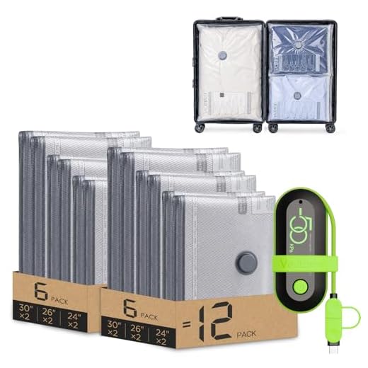 Space-Saving Vacuum Bags with Electric Pump