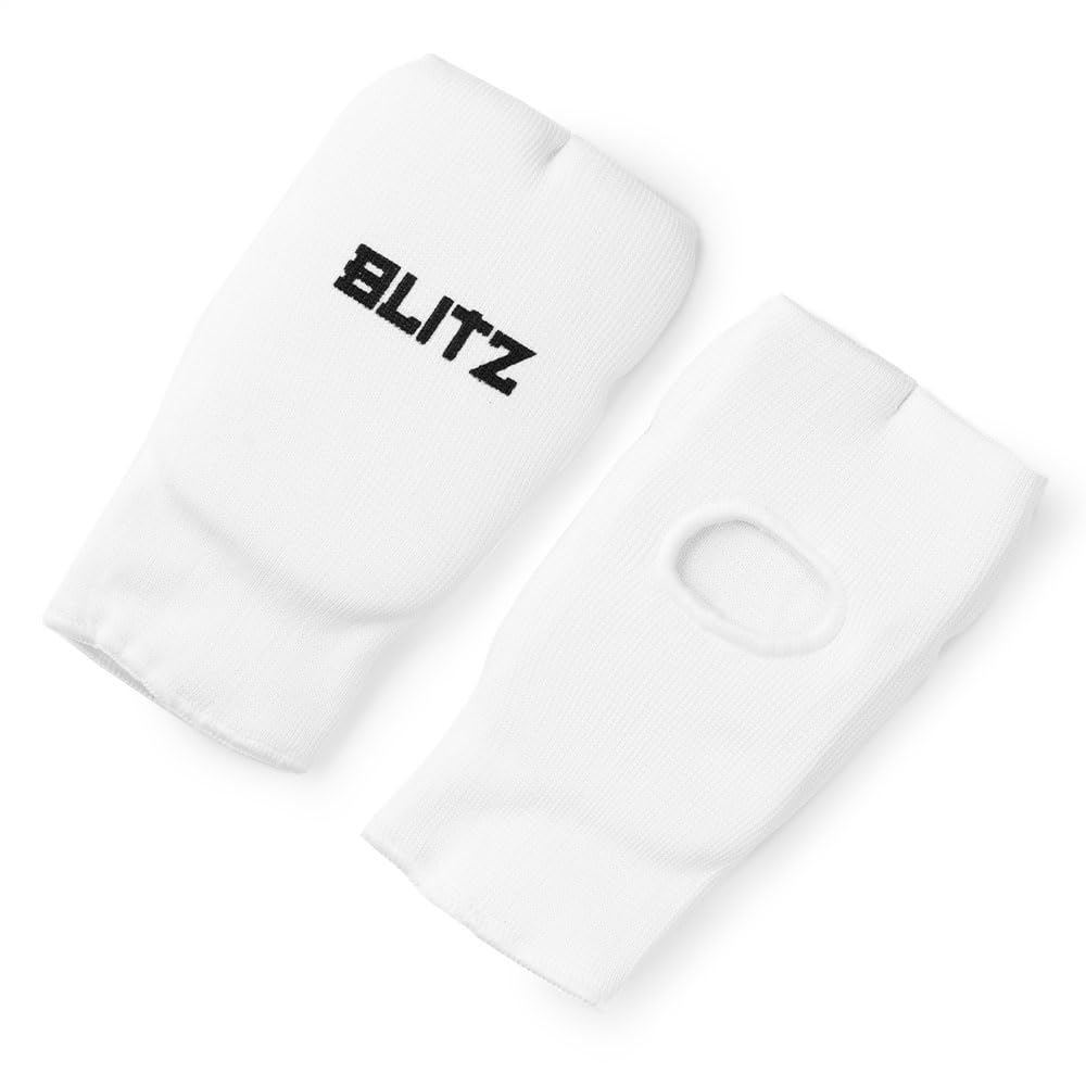 Blitz Elastic Hand Pads - White - Large
