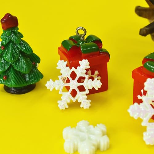 Image of Ulalaza 50 pcs Slime Charms Mixed Set Resin Flatback Making Supplies for DIY Craft Making and Ornament Scrapbooking Beads Assorted Candy Fruit Cake Ornament