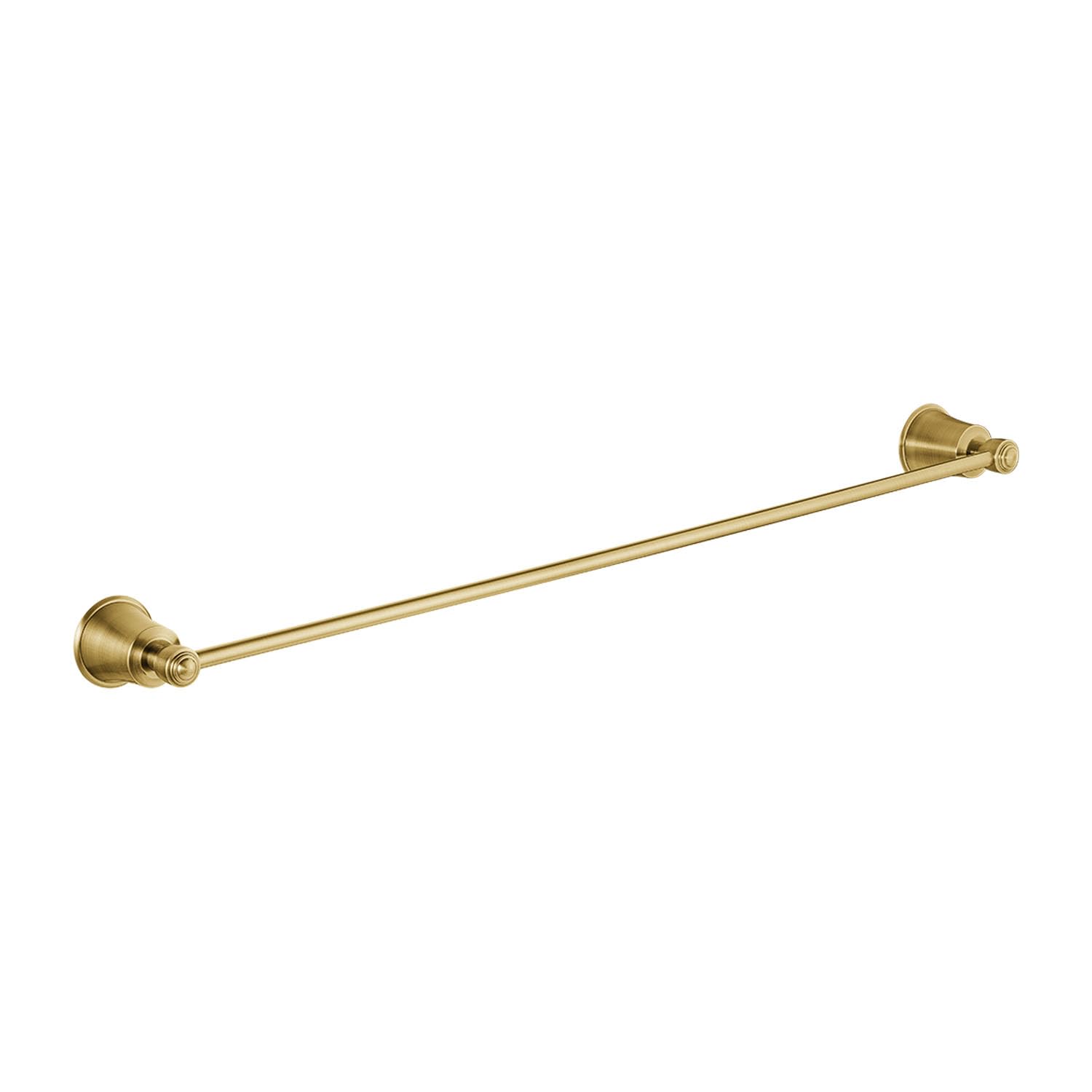 Porte-serviettes Omnires Art Line 65 cm en laiton brossé élégant pour salle de bain chic