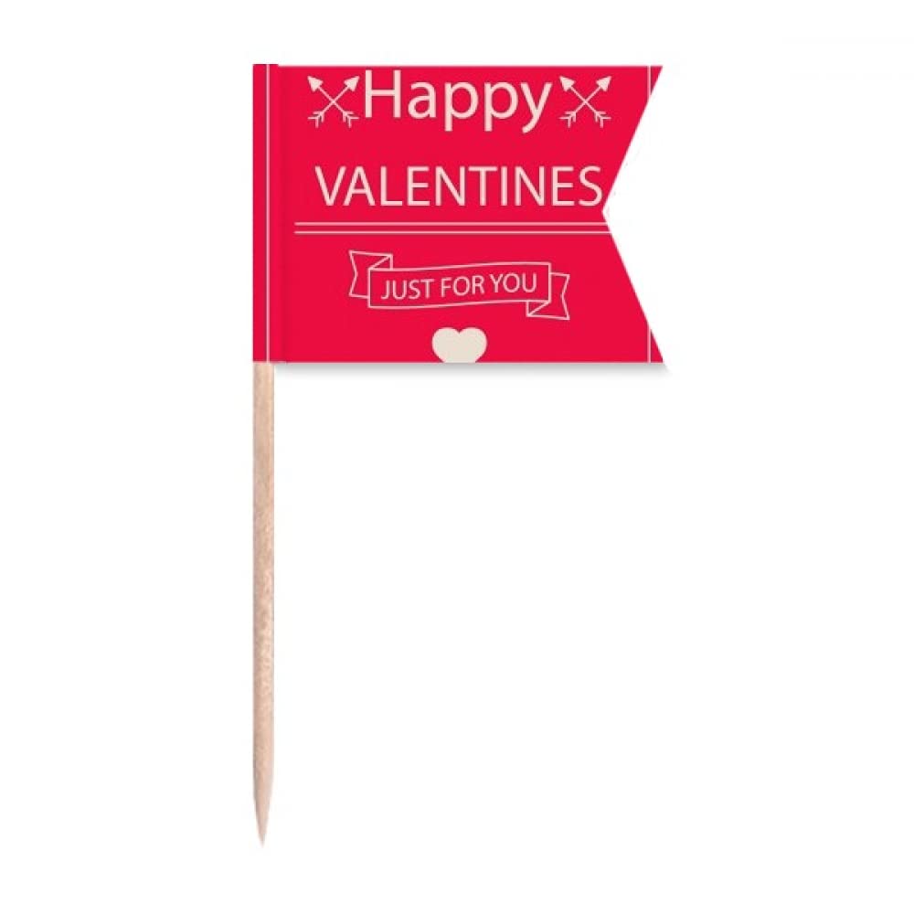Gâteau de fête plaque de fromage avec cure-dent décor Saint-Valentin