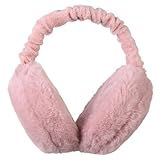 Burger Design Plush Ear Muffs with Portable Lightweight for Skiing, Camping, Hiking, Adjustable Size, Windproof and Skin