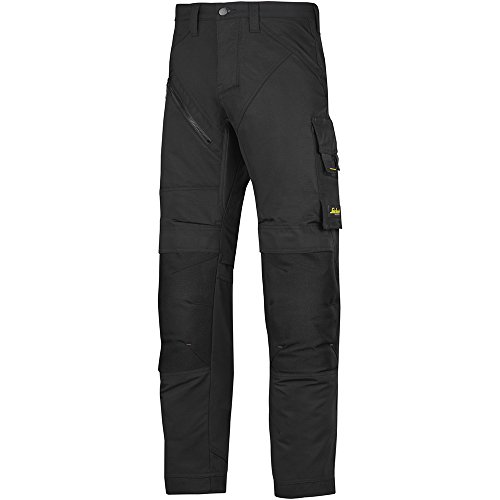 Snickers 63030404100 Size 100 "RuffWork" Work Trousers - Black
