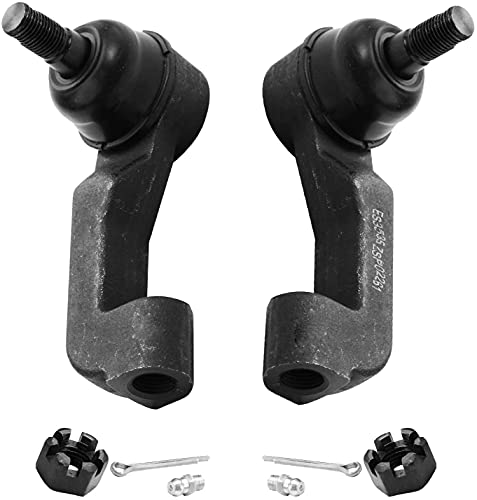 Image of Detroit Axle - 8pc Front End Control Arms Kit for 02-04 Jeep Liberty, 2 Lower Control Arms 4 Tie Rods 2 Lower Ball Joints 2002 2003 2004 Replacement