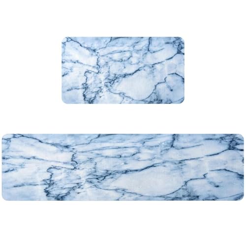 Tapete de cocina antideslizante y absorbente VAPOKF de 2 piezas 2
