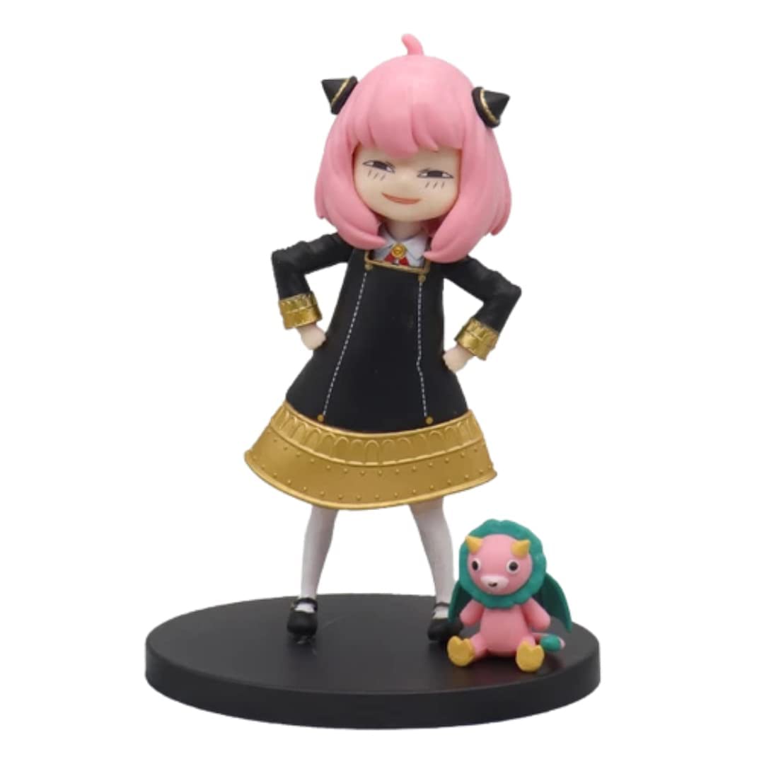 Kawaii Kart | Spy x Family Anya Foger Standing Action Figure | Spy x Family Figure Toy Doll Statue Merchandise for Anime Lovers | Height - 18 cm