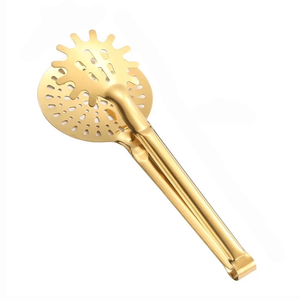 Cucchiaio colino, cucchiaio per schiumarola, cucchiaio multifunzione in acciaio inox, accessori da cucina creativi, clip per colino per olio fritto, strumento di cottura portatile