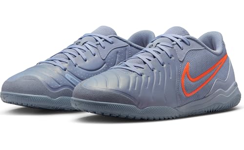 Nike Tiempo Legend 10 Academy Indoor/Court Low-Top Soccer Shoes (Blue Eclipse/Black)2