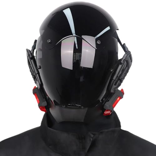 Masque Cyberpunk à lumière rouge pour vos soirées disco et festivals