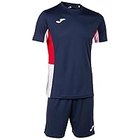 Joma Set uomo Danubio II blu navy rosso bianco