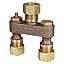 1/2'' Brass Valve with Nuts