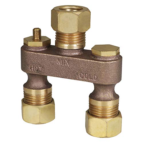 Midline Valve S1291 Anti-Sweat Toilet Tank Valve with Nuts; 1/2 in. SWT Connections; Brass by Midline Valve - Used condition - CA$16.07
