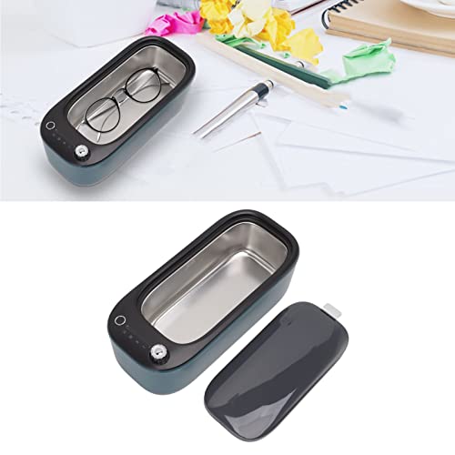 Máquina de Limpeza de Joias, Máquina Supersônica Portátil de Limpeza de óculos 100-240V Mini para Jo