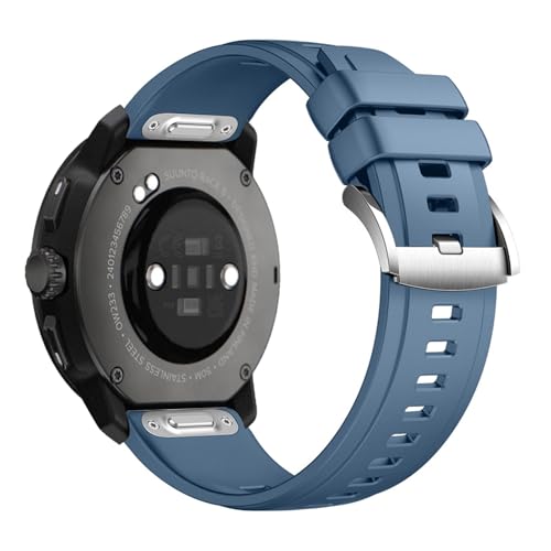 Silicona Correas para Suunto Race S/Race Correa, Suave con Ajustable Acero Inoxidable Cierre Repuesto para Mujer Hombre Band Deportiva Pulsera Compatibles con Suunto Race (3)