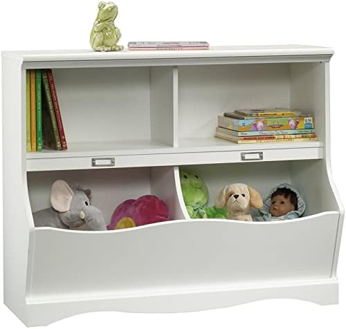 Sauder Pogo1 shelves Bookcase/footboard, Soft White finish
