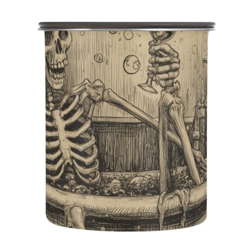 Contenedor hermético para café acero inoxidable 900ml