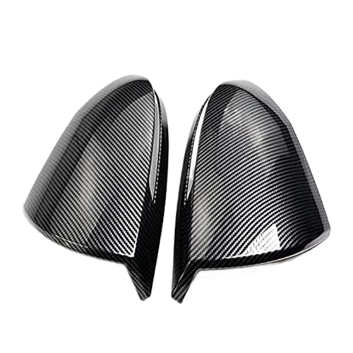 Ԃ̃obN~[nEWO For Hyundai for Tucson NX4 2021Rearview Mirror Cover Decoration Trim Accessories Car Side Mirror Cover(Carbon Fibe