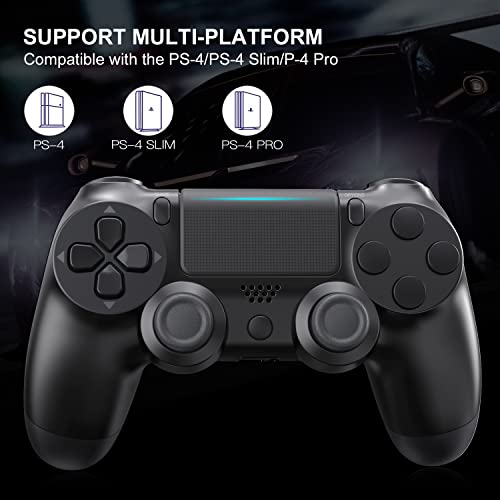 Controle sem fio para controle remoto PS4, TXTHcpo P4 Gamepad para Playstation 4/Pro/console fino co