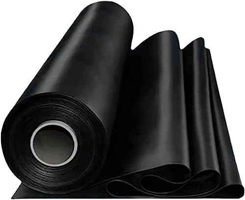 Revêtement d'étang robuste en PVC noir 4x9m bâche haute résistance - 7