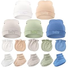 5 Sets C: Hat + Mittens + Socks (0-6 Months)