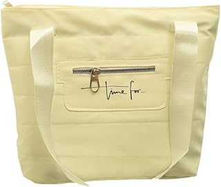 شنطة يد بتصميم منتفخ طراز OX T 140 من او اكس، لون أبيض