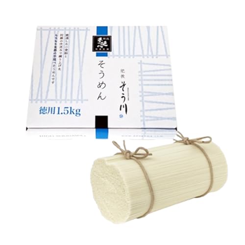 徳用手延べそうめん 17食入り - 素麺 そうめん 1.5kg 麺 冷麺 温麺 赤穂塩 手延 手延べ 熊本県 甲佐町