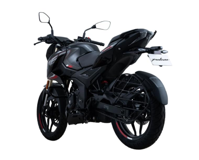 Image of Bajaj Pulsar N160 Twin Disc Single Channel Single Seat Motorcycle /Motorbike - Ebony Blck - Ex-Showroom