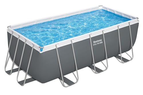 BESTWAY Piscine hors sol rectangle sans accessoire Power steel 412x201x122cm