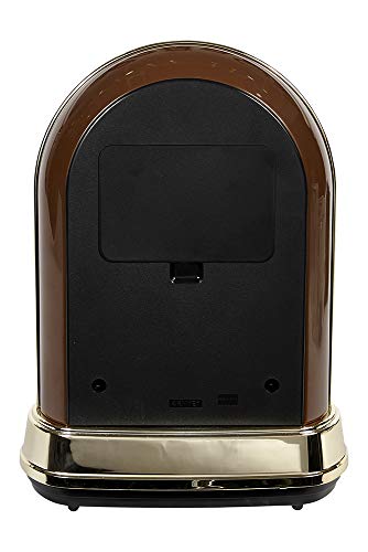 Rhythm Clocks "Crystal Dulcet Ii" Musical Motion Mantel Clock, Woodgrain #TOP4