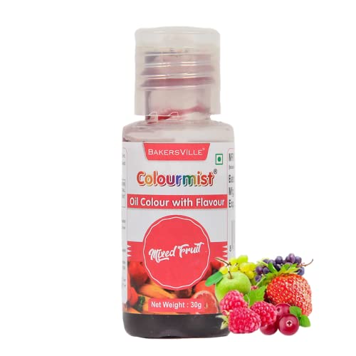 Colourmist Oil Colour With Flavour (Mixed Fruit), 30g | Chocolate Oil Mixed Fruit Flavour with Mixed Fruit Colour | Chocolate Oil Mixed Fruit Emulsion |, 30g (B09MQTYYBY) Amazon Price History, Amazon Price Tracker