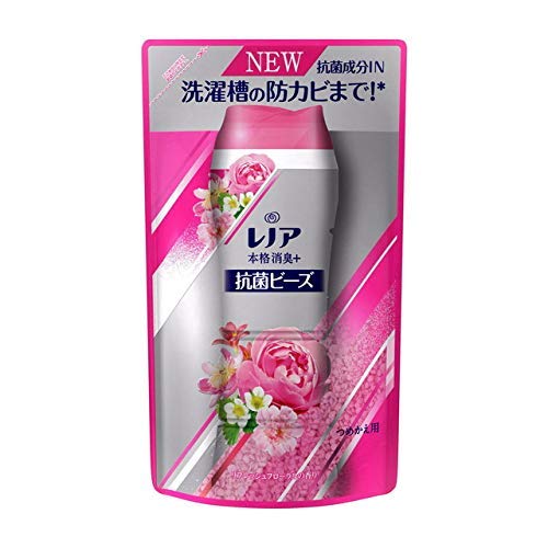 P&G レノア 本格消臭抗菌ビーズ リフレッシュフローラル 詰め替え用 430ml【3個セット】