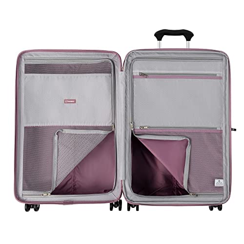 Image of Travelpro Maxlite Air Hardside Expandable Checked Luggage, 8 Spinner Wheels, Lightweight Hard Shell Polycarbonate Suitcase, Orchid Pink Purple, Checked Medium 25-Inch