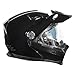 Simpson Journey Bandit Motorcycle Helmet - Black - XL | Off Road Dirt Bike UTV Motocross ATV | Modular Full-Face Flip Up | Clear Pinlock Anti-Fog Visor Shield | DOT ECE Certified (JB2XL)
